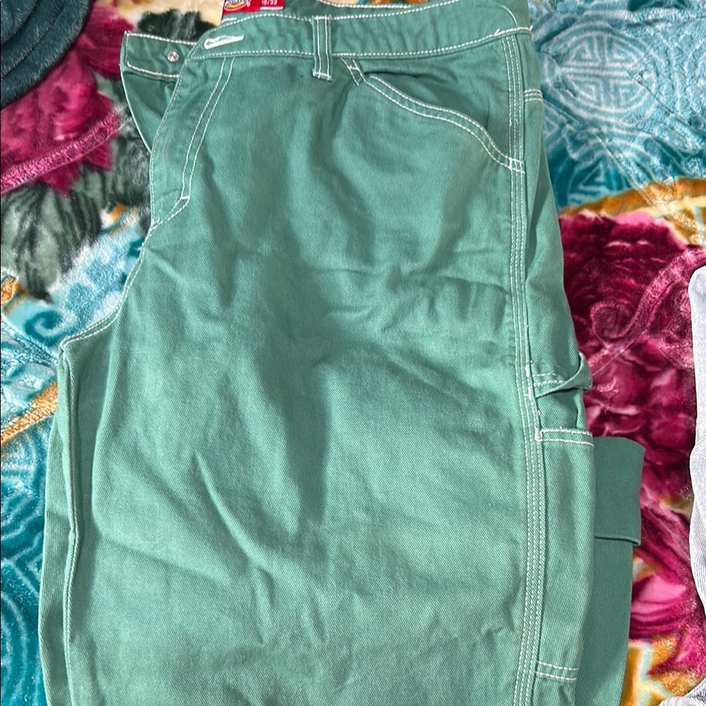 Carhartt Green Work Pants DICKIES